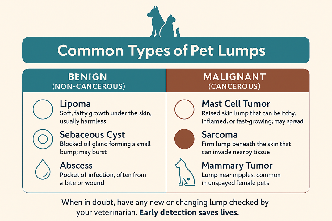 PetCancer3 Pet cancer, A chart of different types of pet lumps